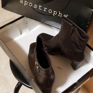 Dark Brown leather ladies Boots